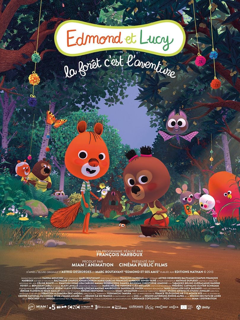 Affiche film EDMOND ET LUCY LA FORET C EST L AVENTURE