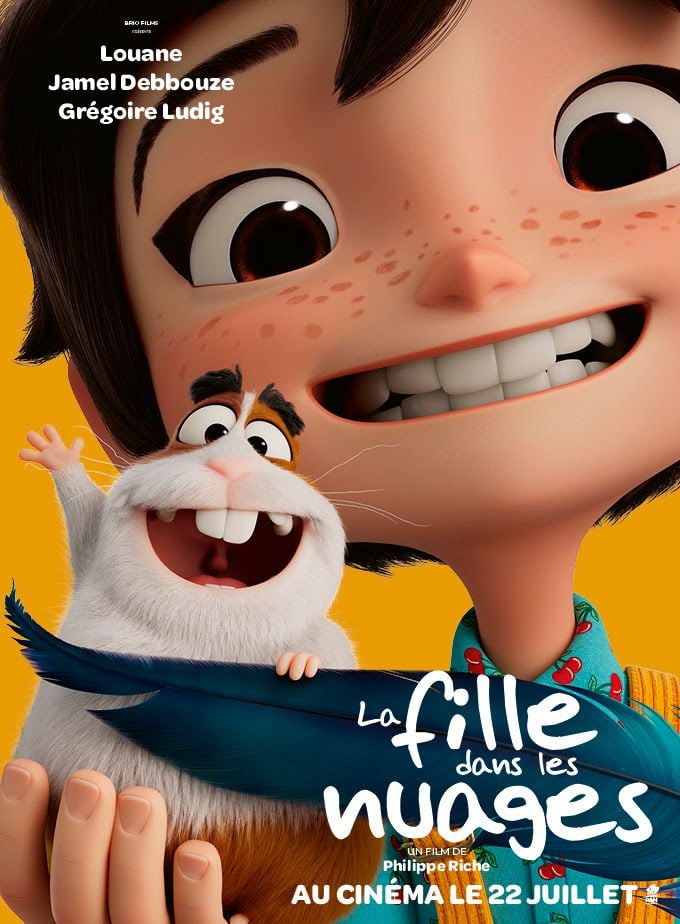 Affiche film LA FILLE DANS LES NUAGES
